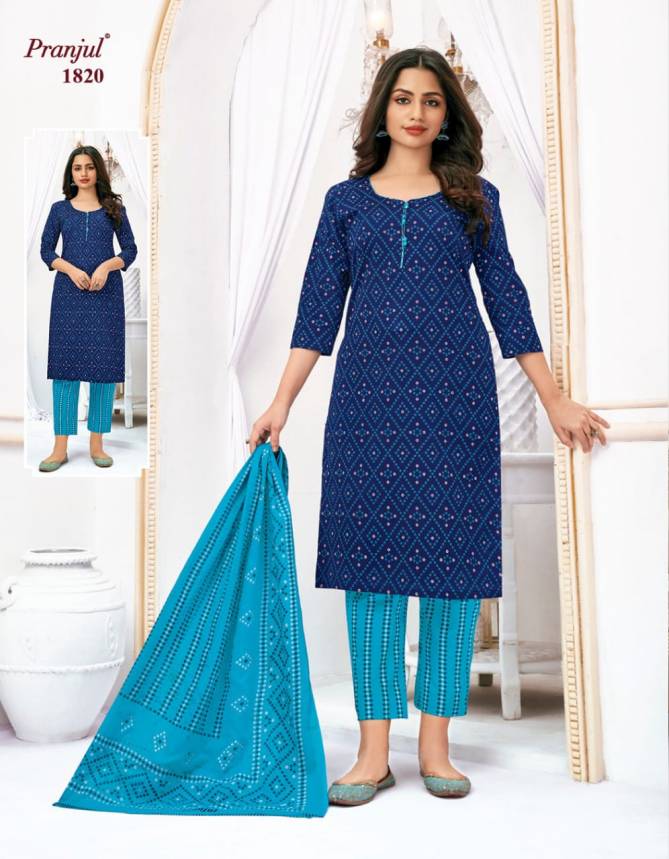 Pranjul Priyanka 18 Casual Daily Wear Wholesale Printed Cotton Dress Material
